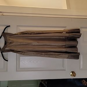 Gold with mustard eyelet front very unique and pretty.